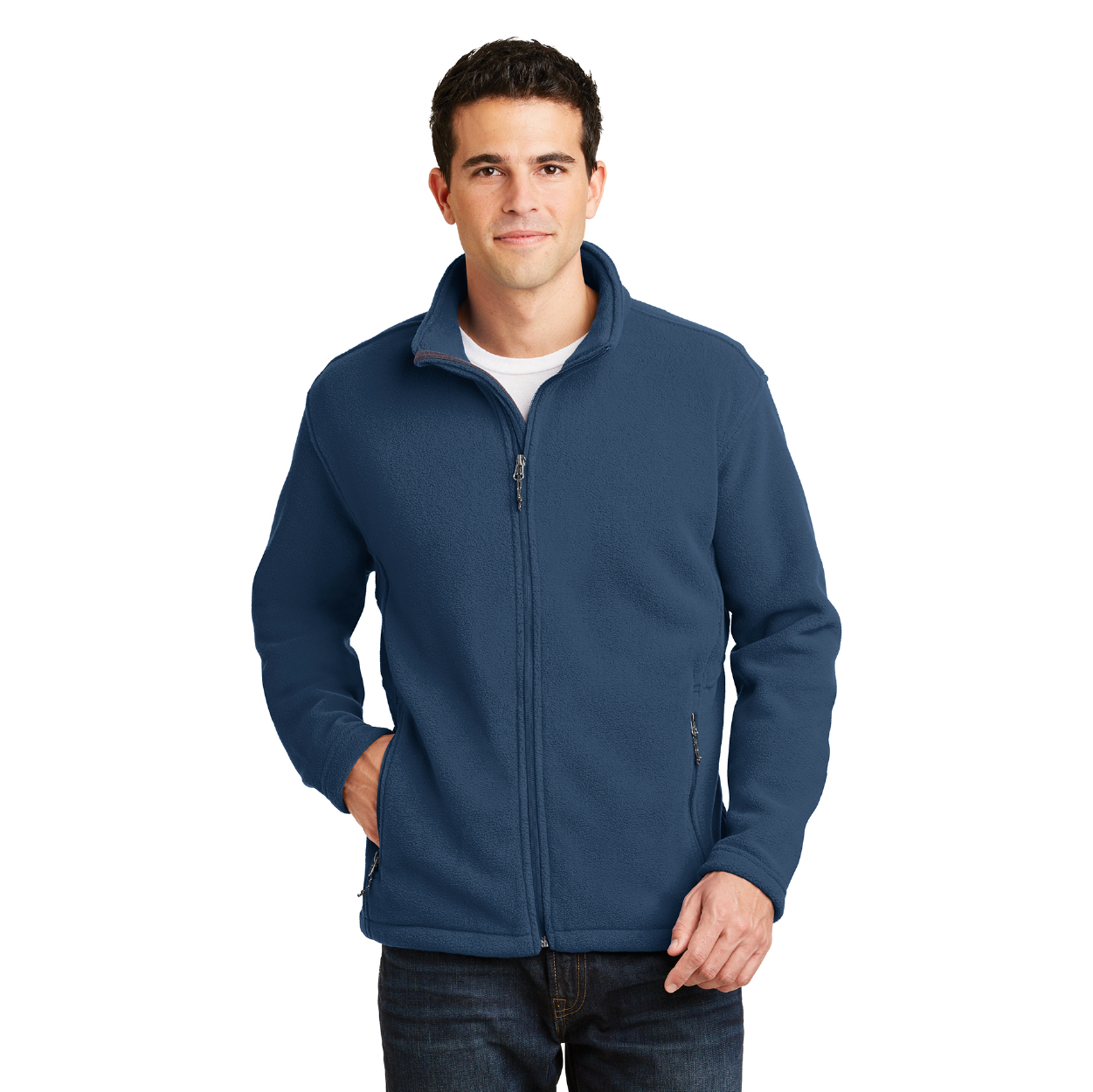 Port Authority Value Fleece Embroidered Jacket - Insignia Blue (PMS 2378C)
