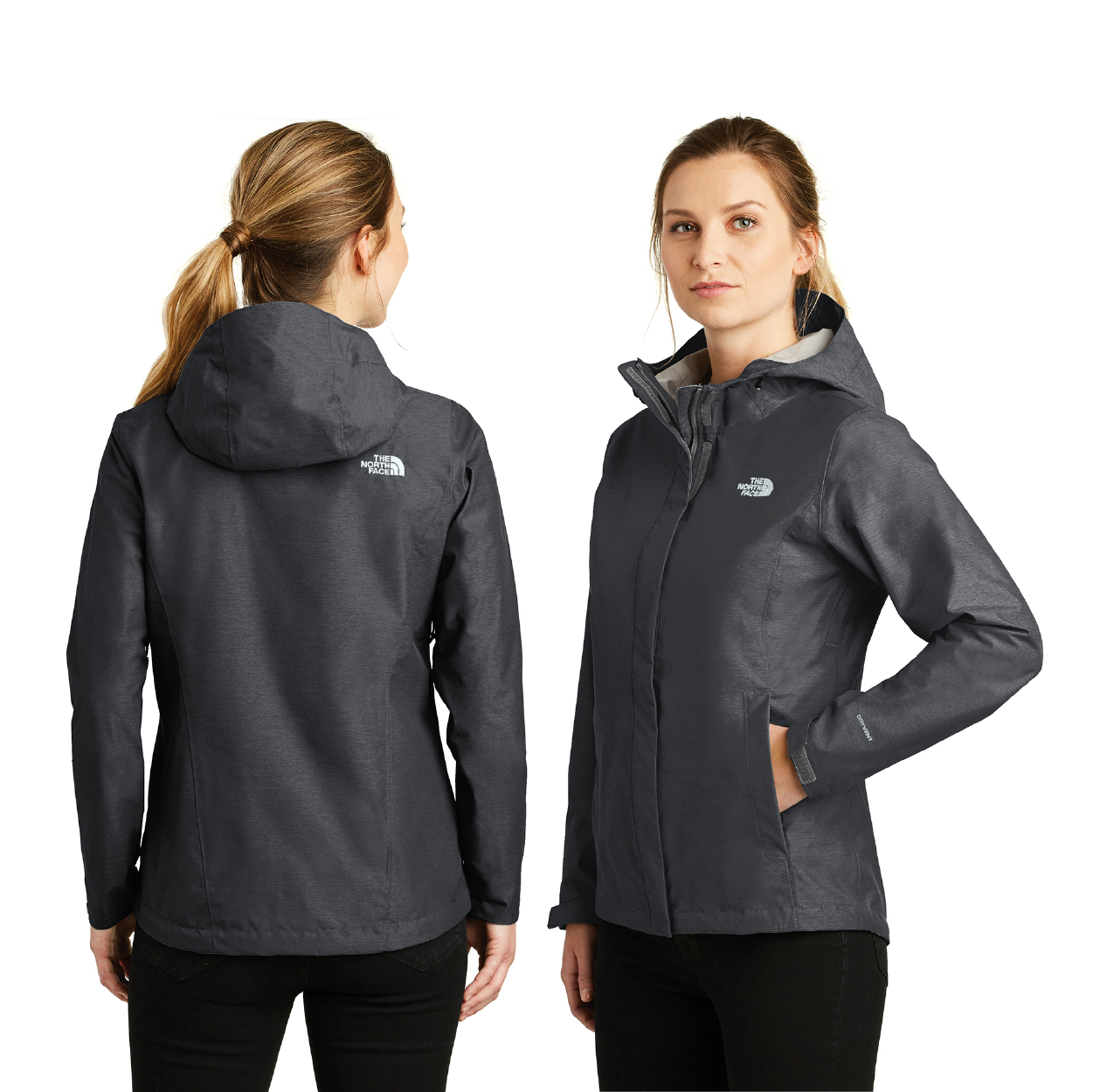 The North Face Women's DryVent Rain Embroidered Jacket