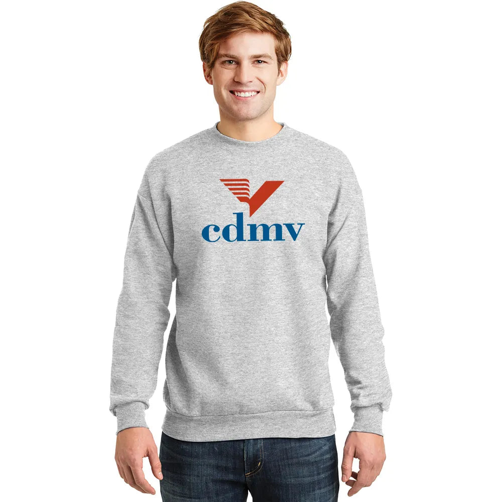 Hanes - EcoSmart Crewneck Sweatshirt Decorated - Ash Grey (PMS COOL GRAY 7C)