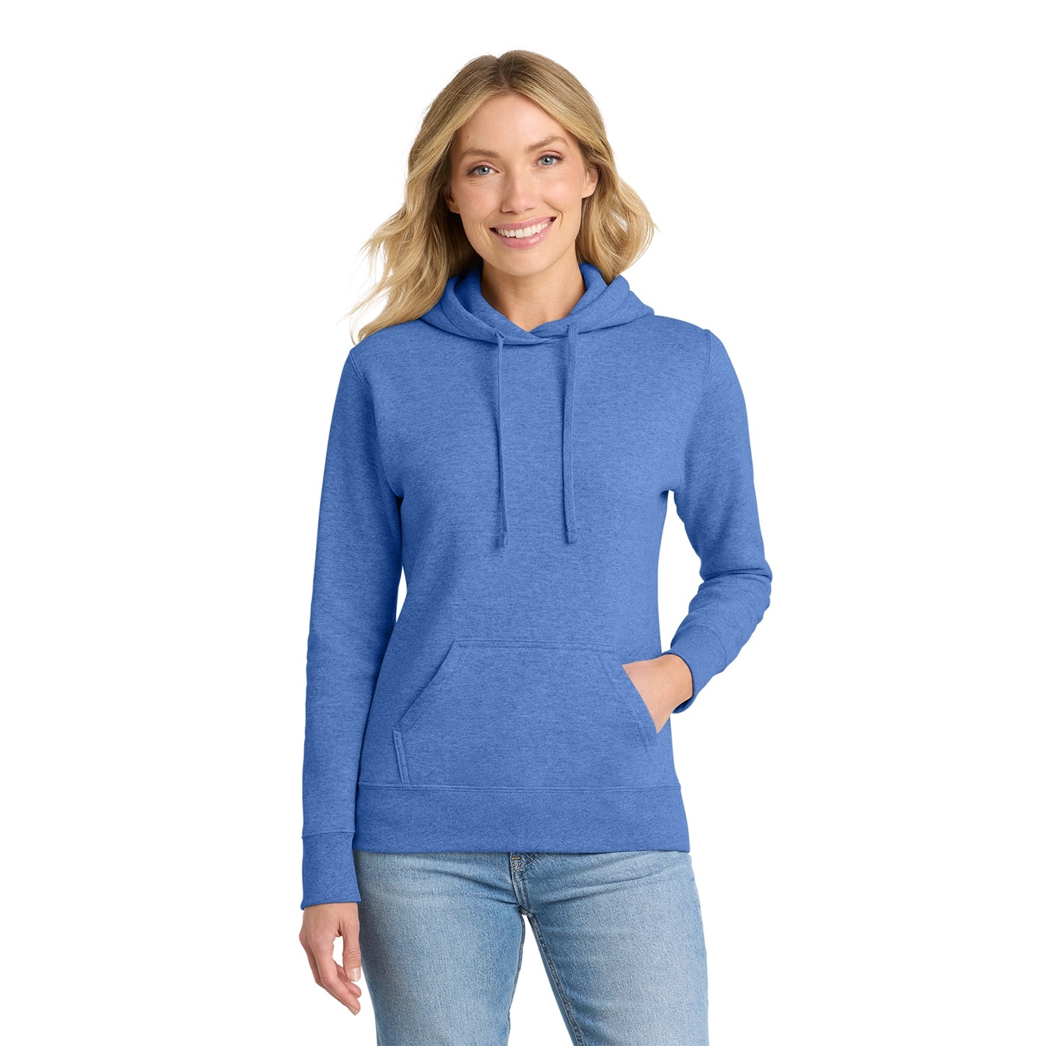 Port & Co Decorated Women's Core Fleece Pullover Hooded Sweatshirt