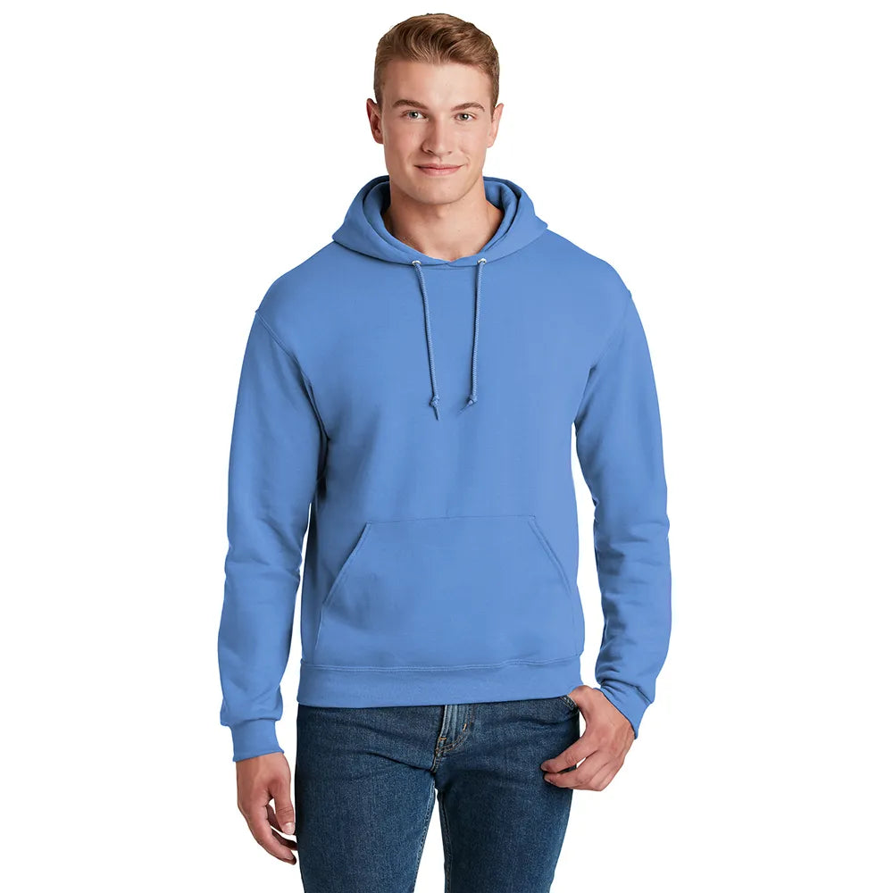 JERZEES - NuBlend Pullover Hooded Sweatshirt Decorated - Cyber Pink