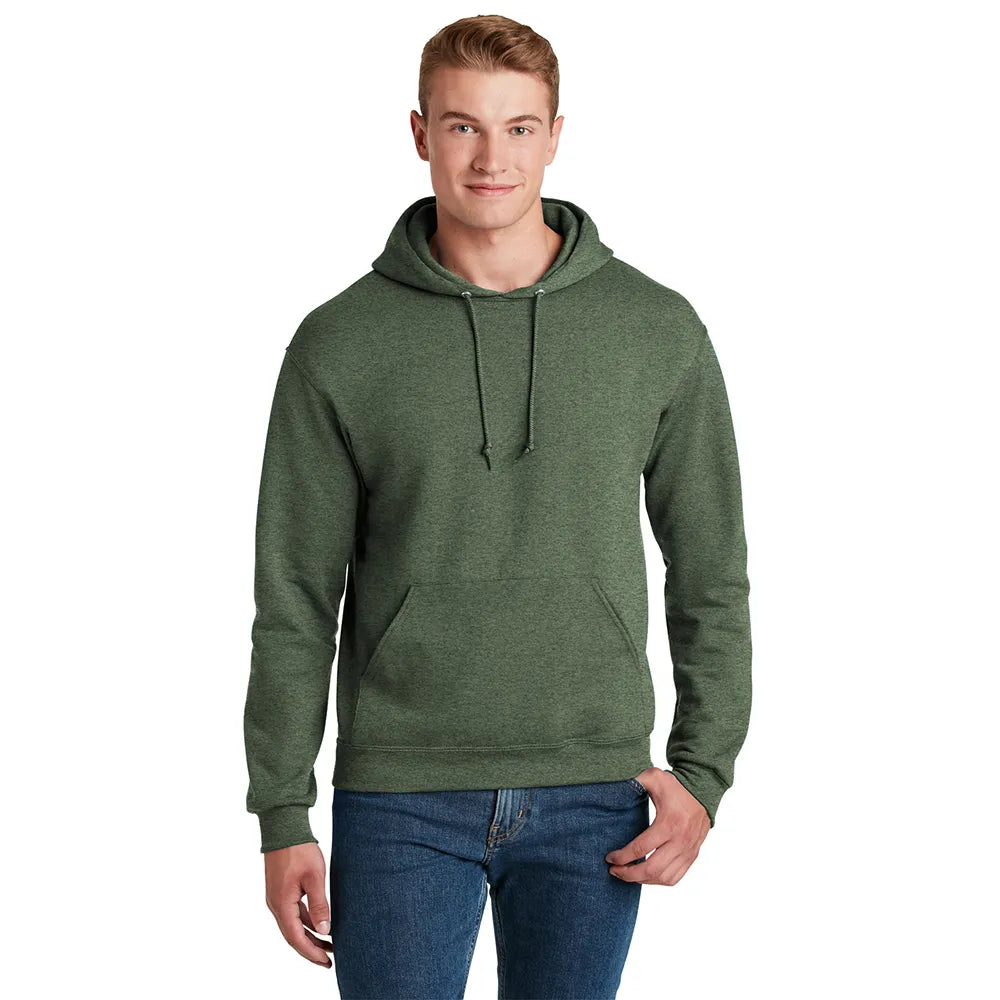 JERZEES - NuBlend Pullover Hooded Sweatshirt Decorated - Mustard Heather Yellow
