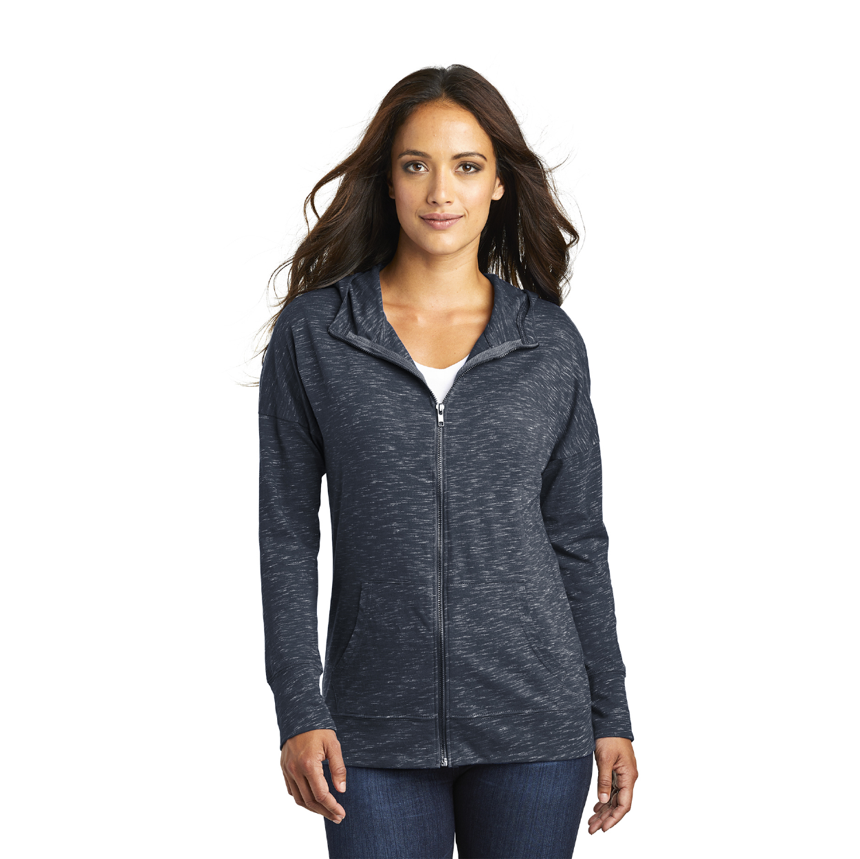 District Women’s Medal Full-Zip Hoodie Decorated