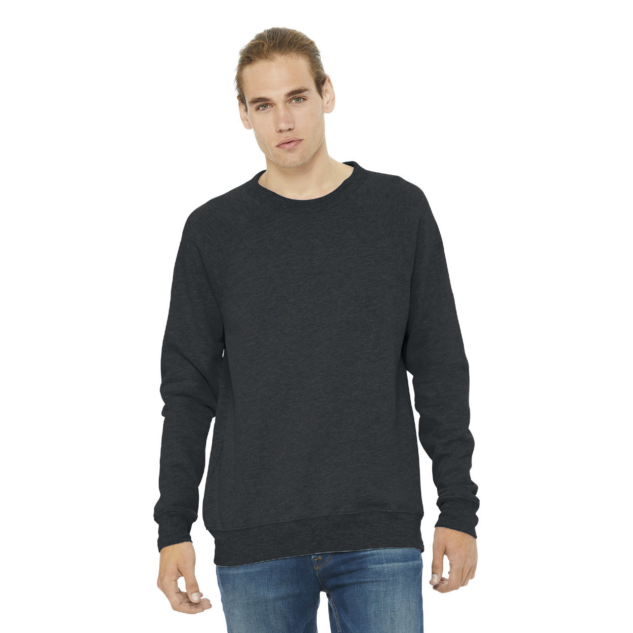 BELLA+CANVAS Unisex Sponge Fleece Raglan Sweatshirt Decorated