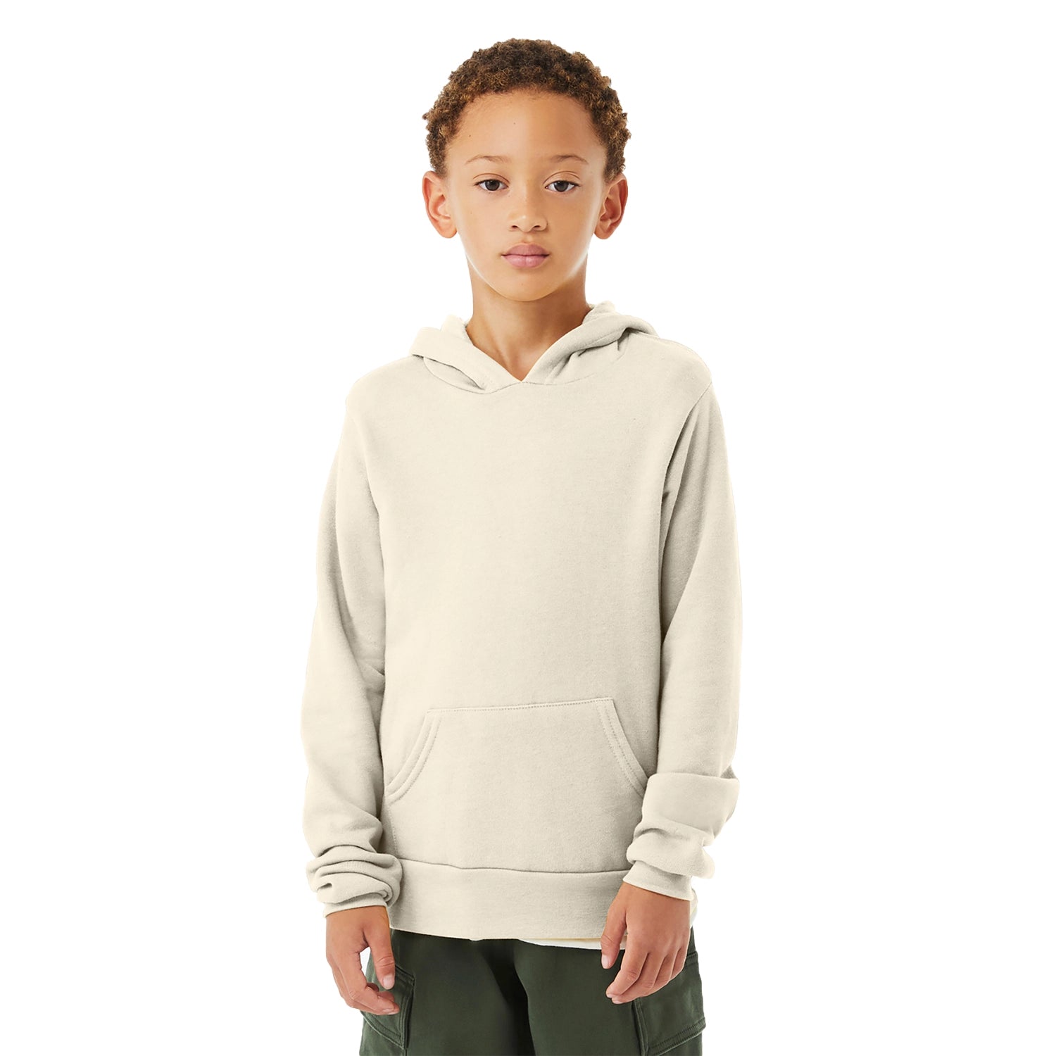 BELLA+CANVAS Decorated Youth Sponge Fleece Pullover Hoodie