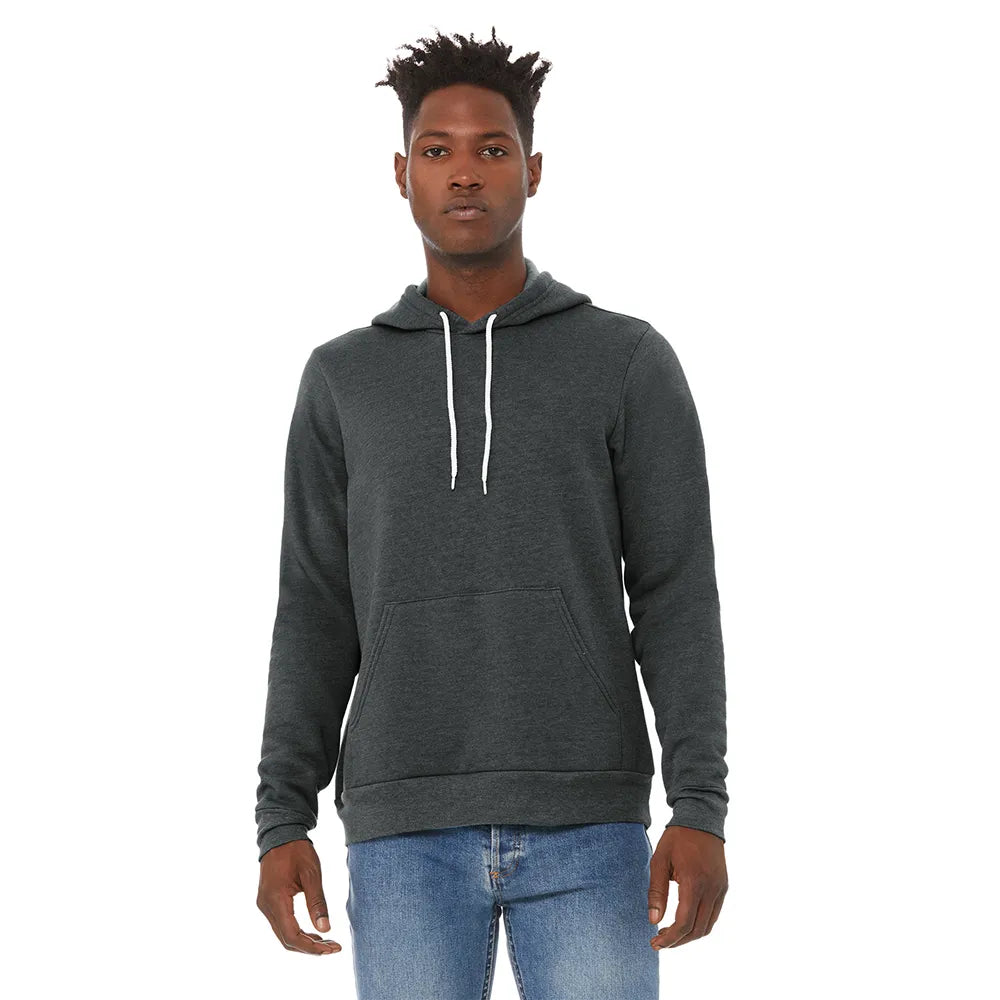 BELLA+CANVAS Unisex Sponge Fleece Pullover Hoodie Decorated