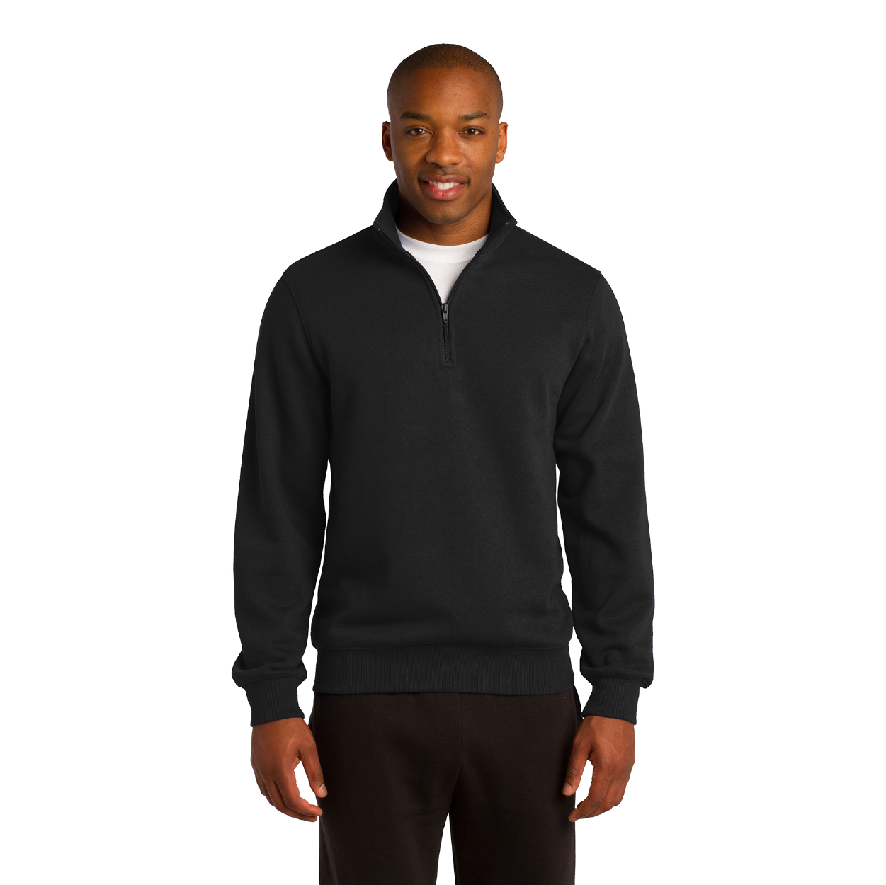 Sport-Tek 1/4-Zip Sweatshirt Decorated - Forest Green (PMS 553C)