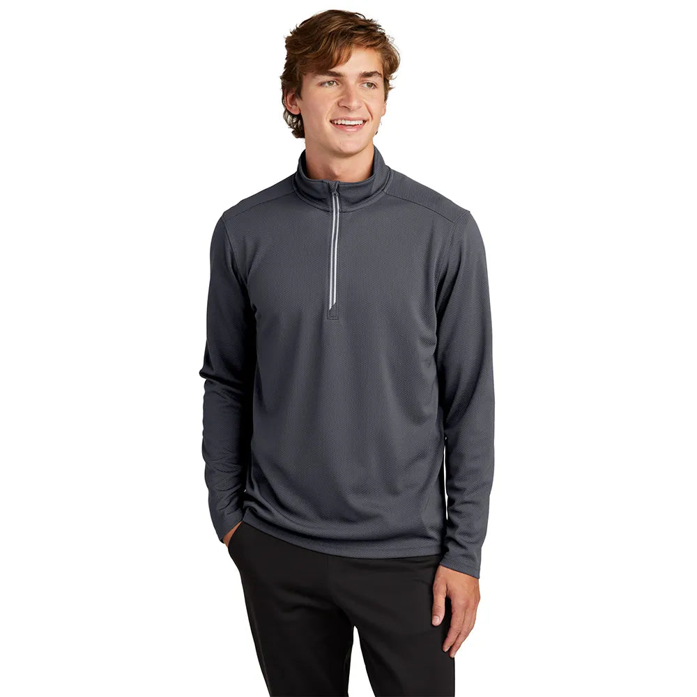 Sport-Tek Sport-Wick Textured 1/4-Zip Pullover Decorated