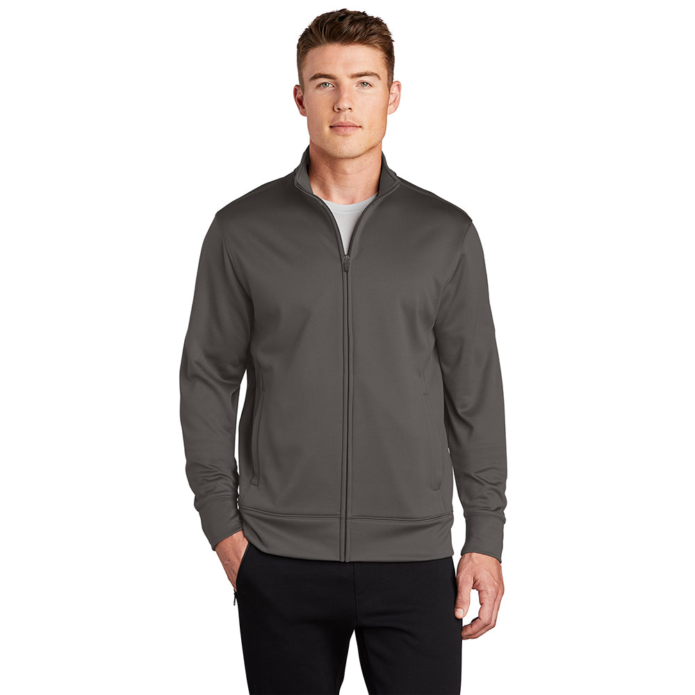 Sport-Tek Sport-Wick Fleece Full-Zip Jacket Decorated