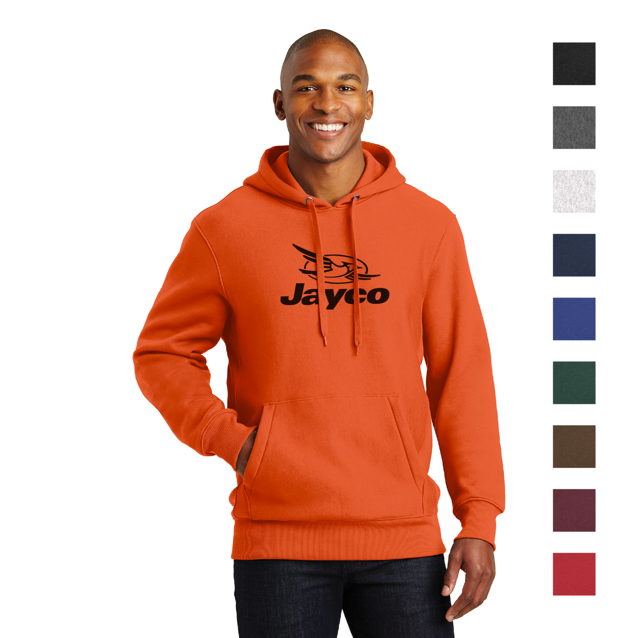 Sport-Tek Super Heavyweight Pullover Hooded Sweatshirt Decorated - True Navy Blue