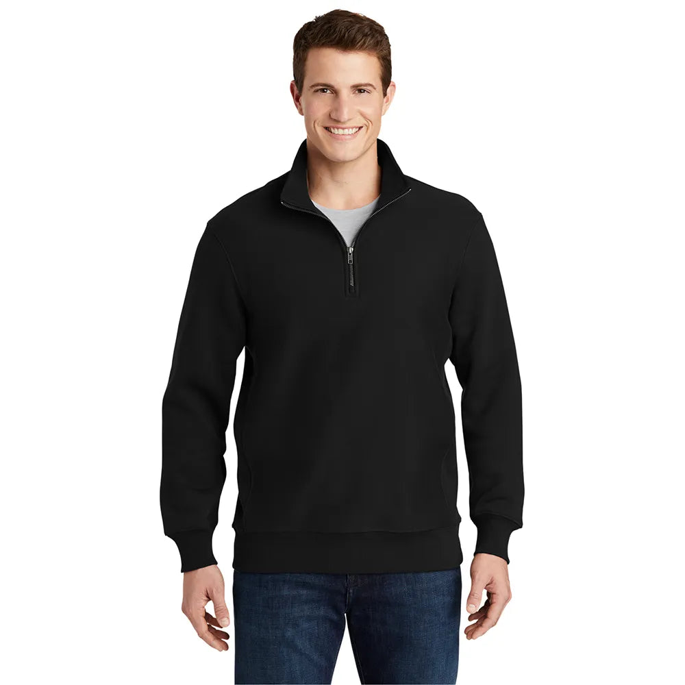 Sport-Tek Super Heavyweight 1/4-Zip Pullover Sweatshirt Decorated