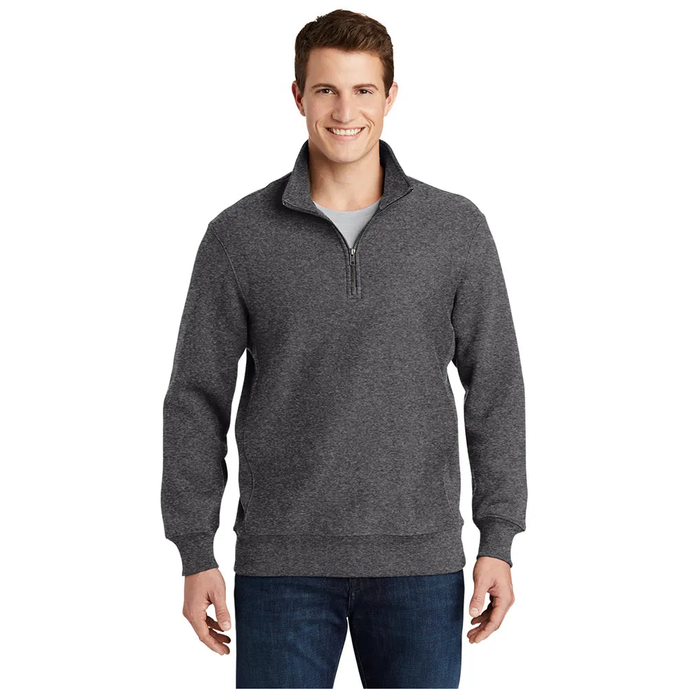 Sport-Tek Super Heavyweight 1/4-Zip Pullover Sweatshirt Decorated