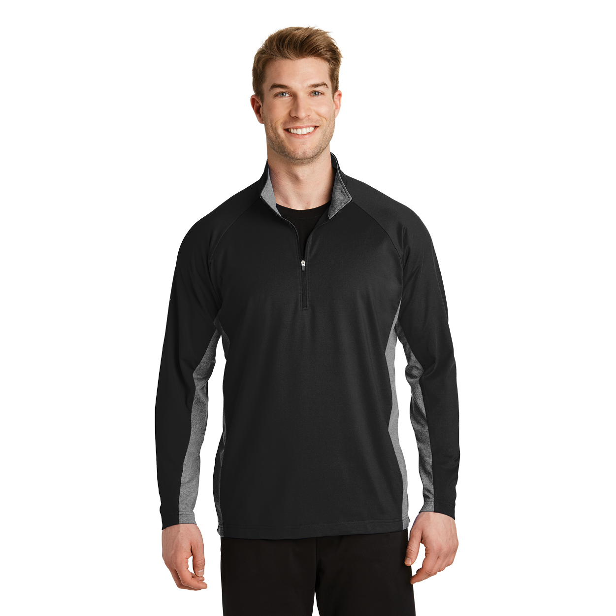 Sport-Tek Sport-Wick Stretch Contrast 1/4-Zip Pullover Decorated