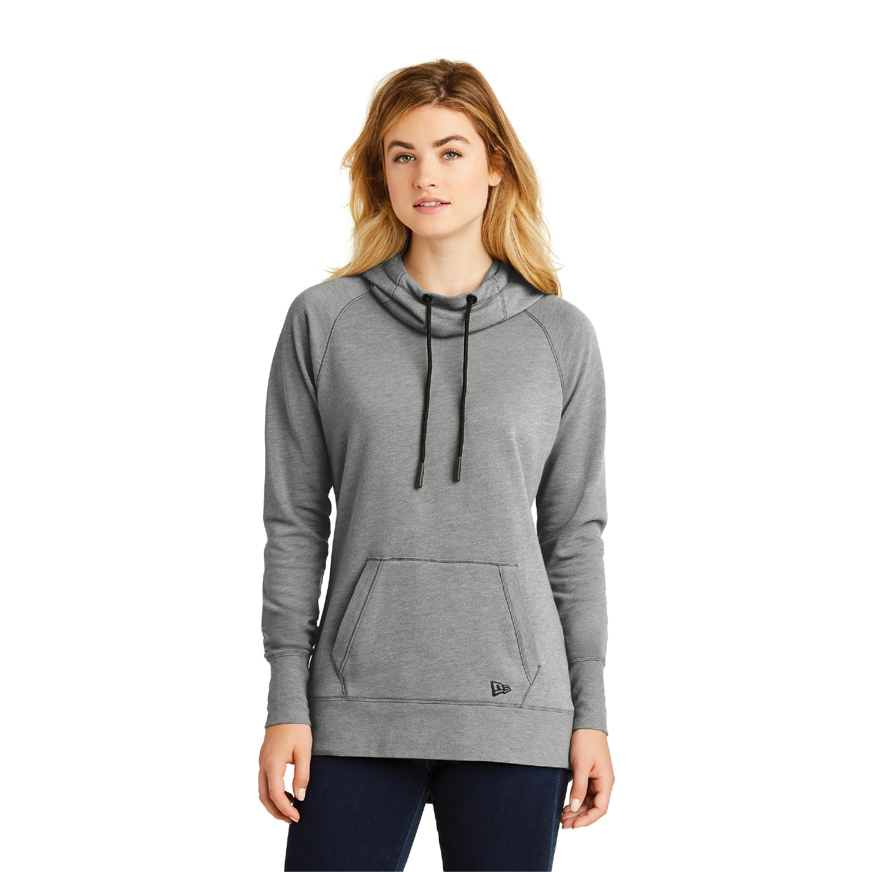 New Era Women's Tri-Blend Fleece Pullover Hoodie Decorated