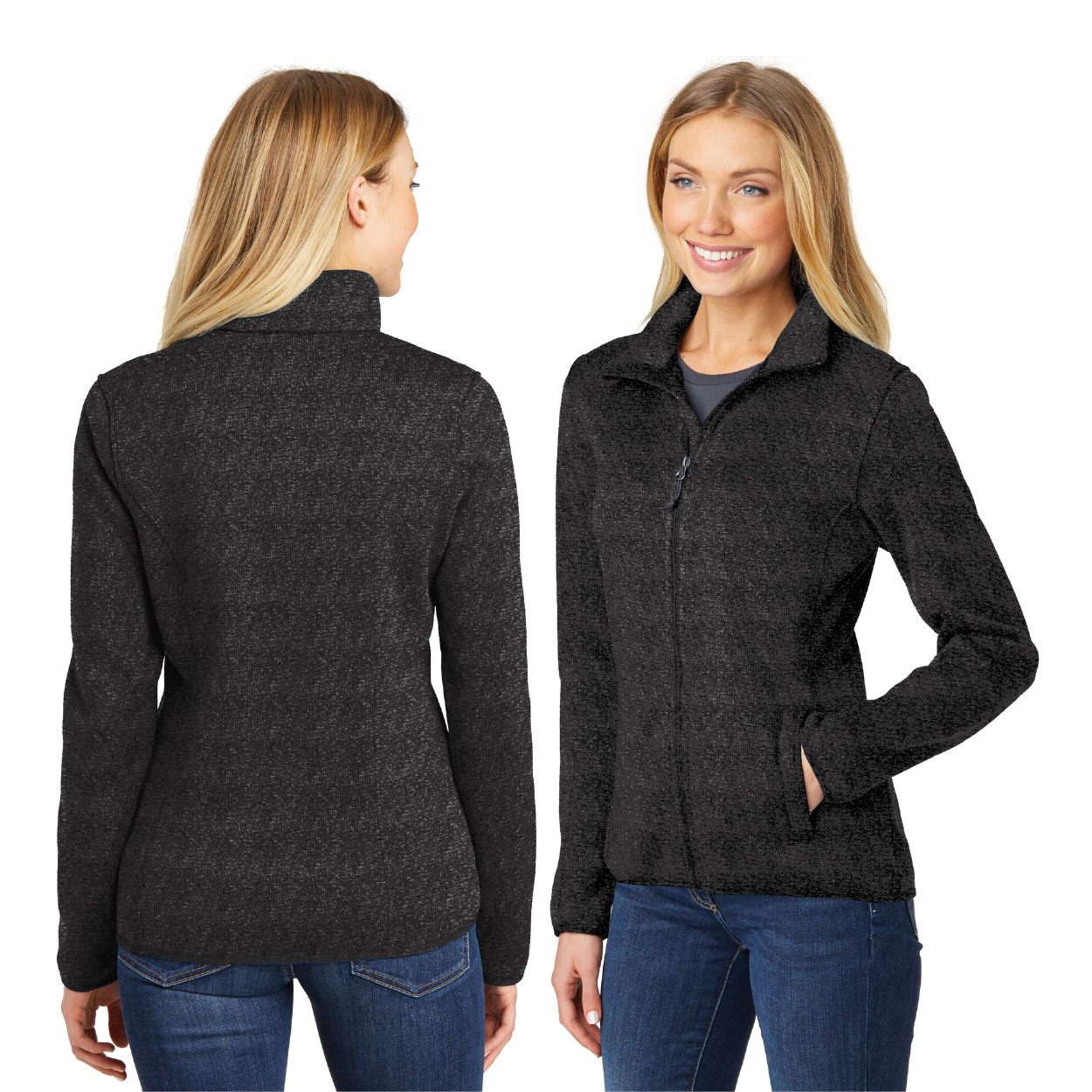 Port Authority Women's Sweater Fleece Embroidered Jacket