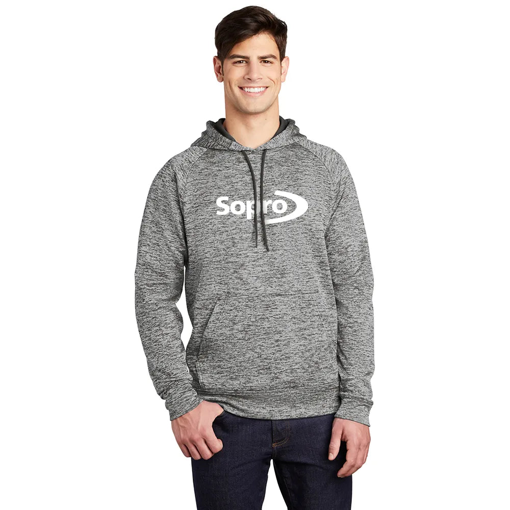 Sport-Tek PosiCharge Electric Heather Fleece Hooded Pullover Decorated - Custom Logo