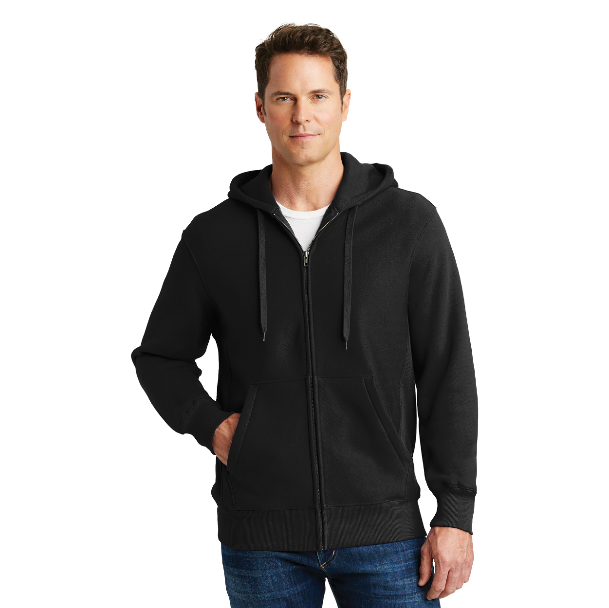 Sport-Tek Super Heavyweight Full-Zip Hooded Sweatshirt Decorated