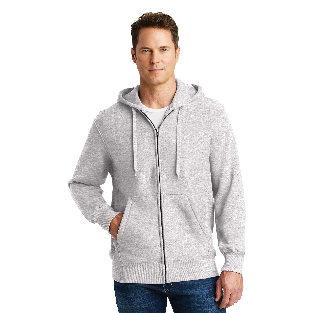 Sport-Tek Super Heavyweight Full-Zip Hooded Sweatshirt Decorated
