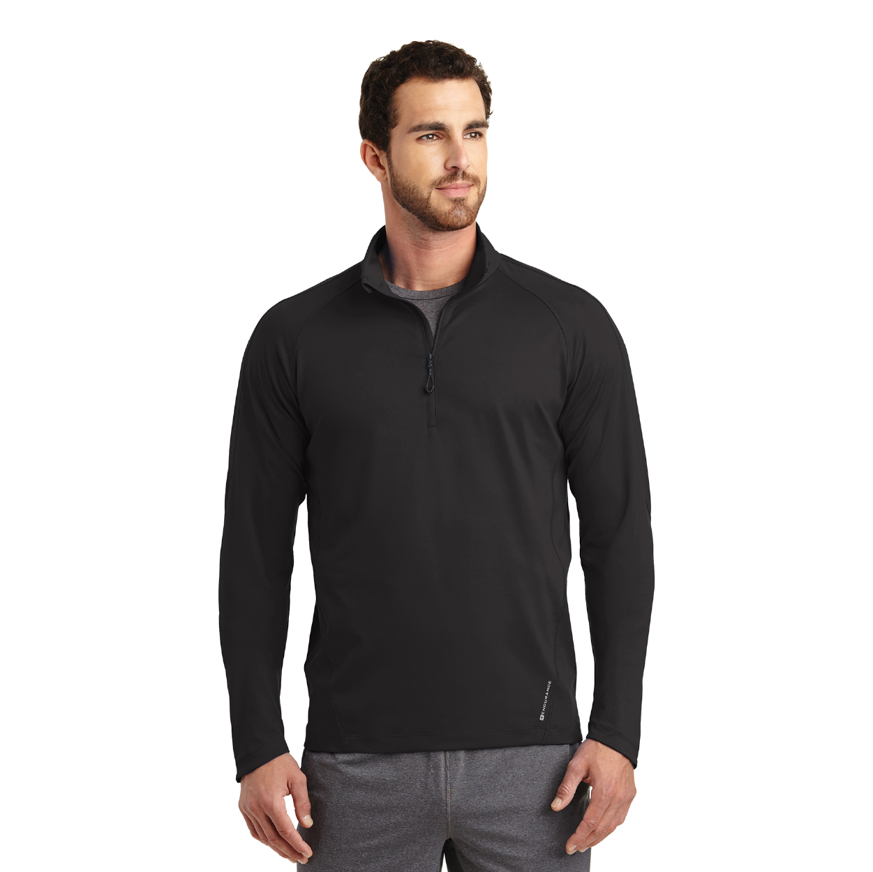 OGIO Radius 1/4-Zip Decorated - Gear Grey