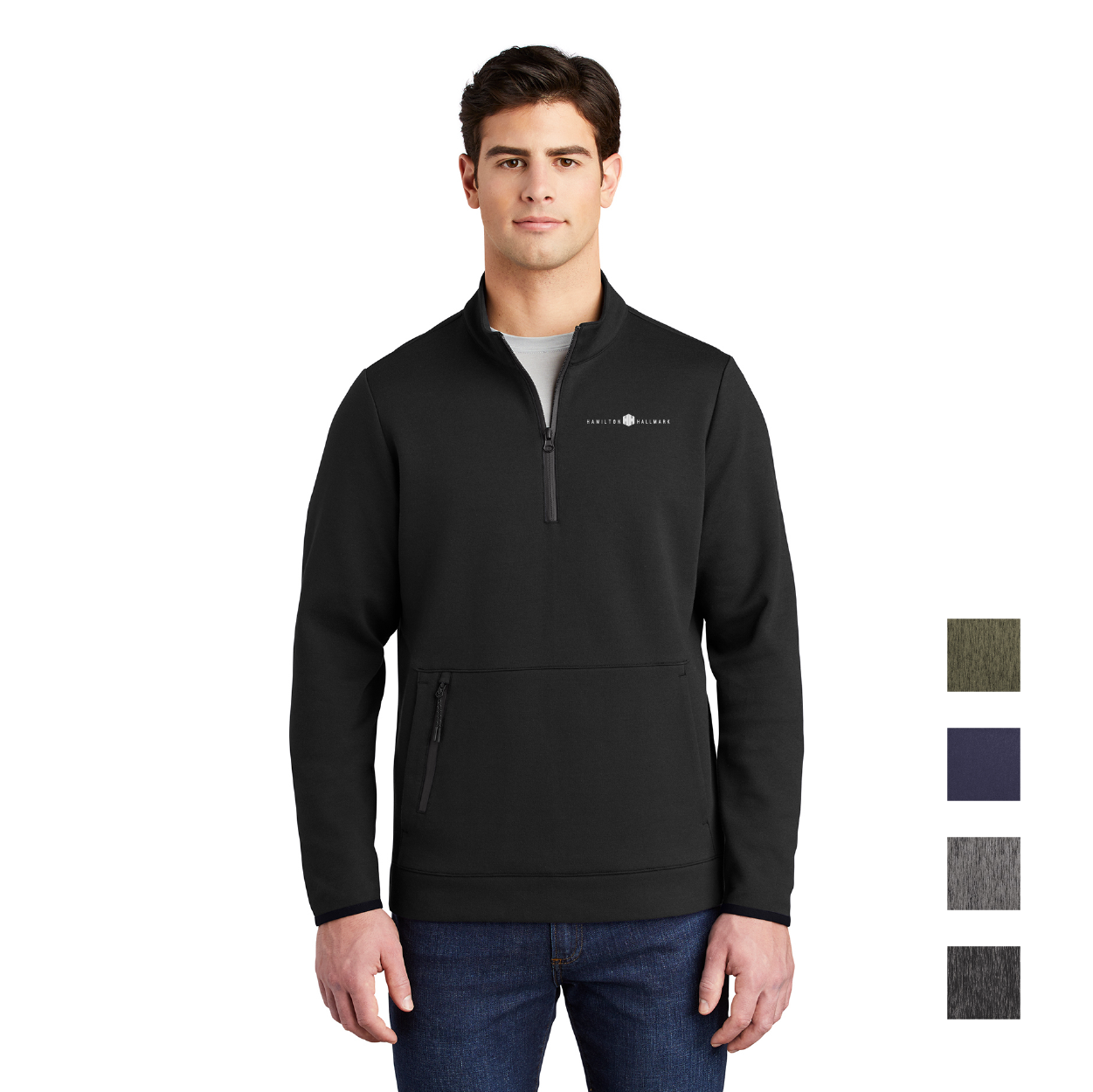 Sport-Tek Triumph 1/4-Zip Pullover Decorated - Black