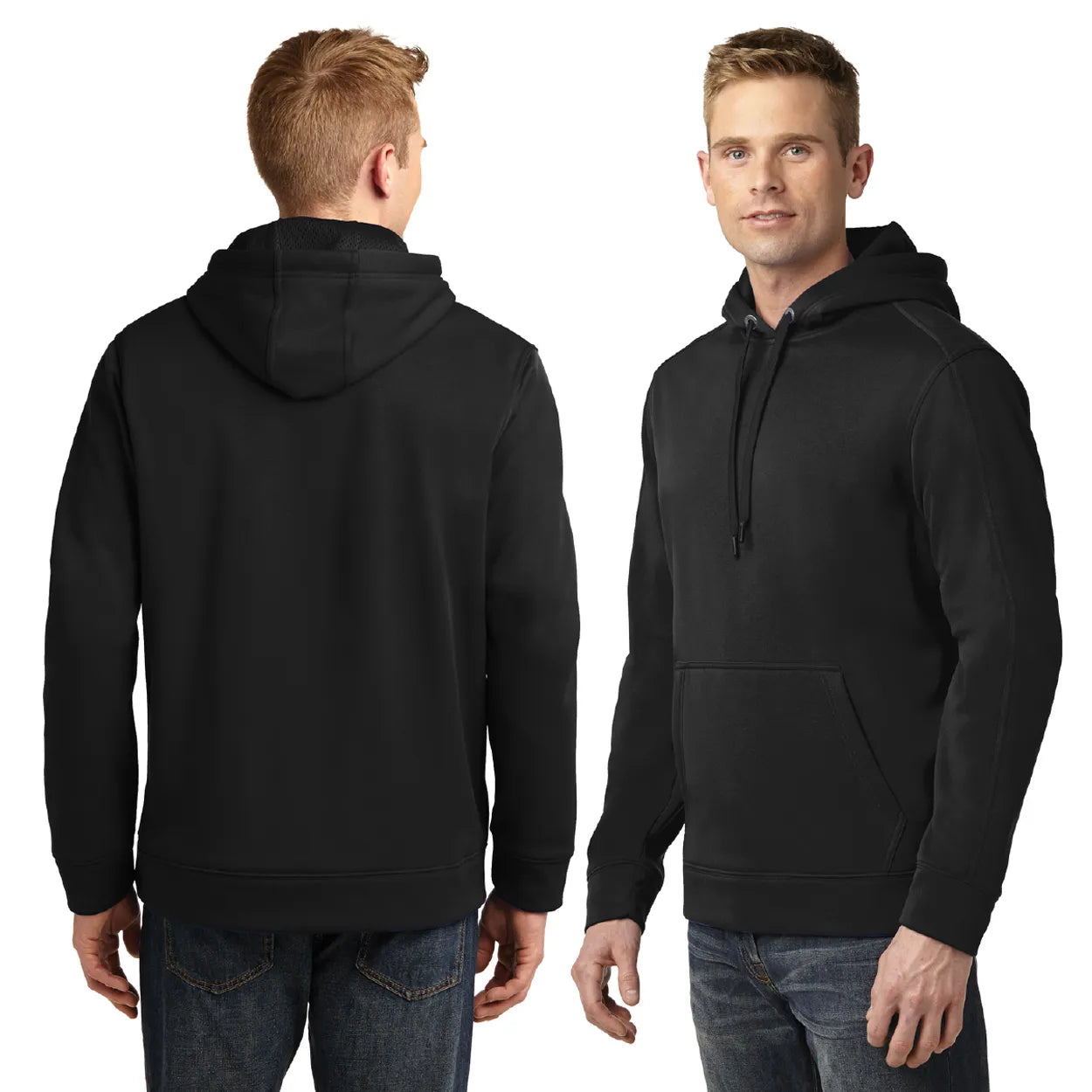 Sport-Tek Repel Fleece Hooded Pullover Decorated - Graphite Grey