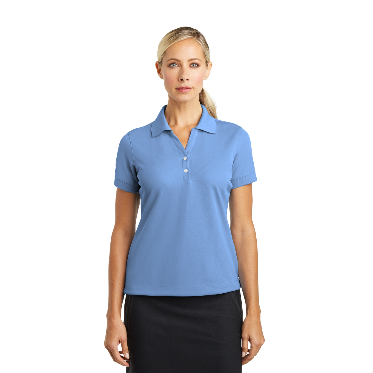 Nike Women's Dri-FIT Classic Embroidered Polo - White