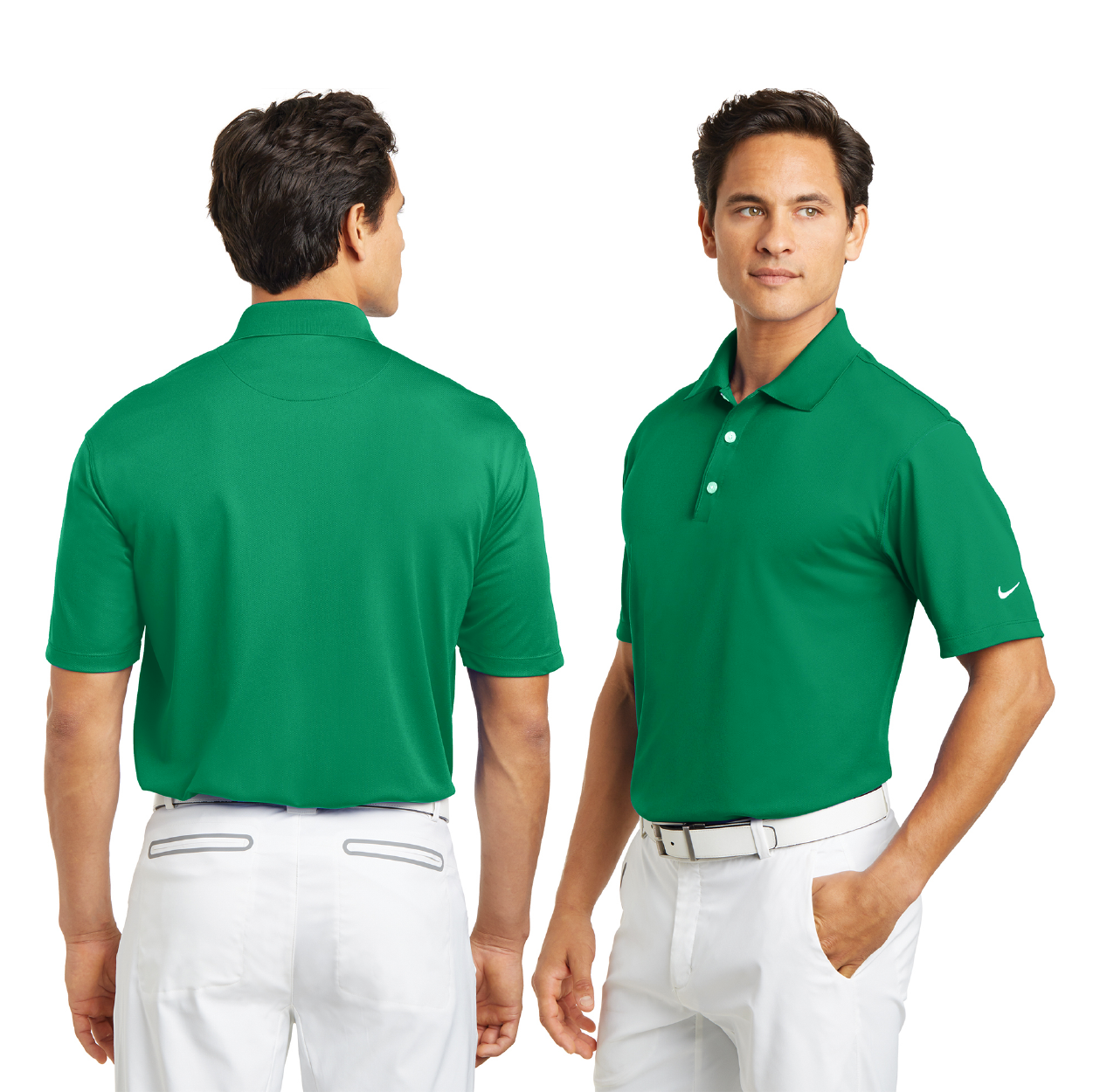 Nike Tech Basic Dri-FIT Embroidered Polo - Lucky Green
