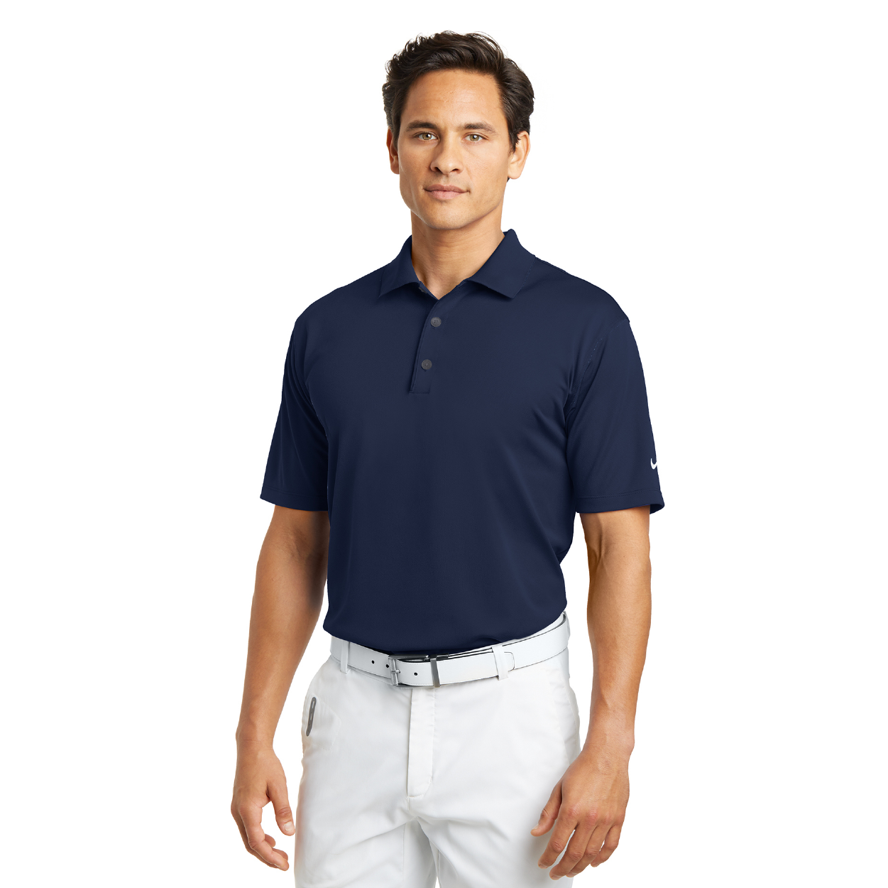 Nike Tech Basic Dri-FIT Embroidered Polo - Midnight Navy Blue