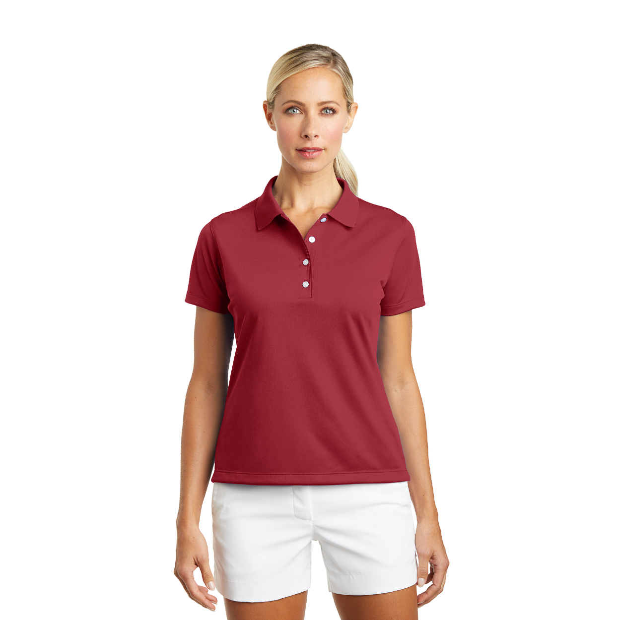 Nike Women's Tech Basic Dri-FIT Embroidered Polo - University Blue