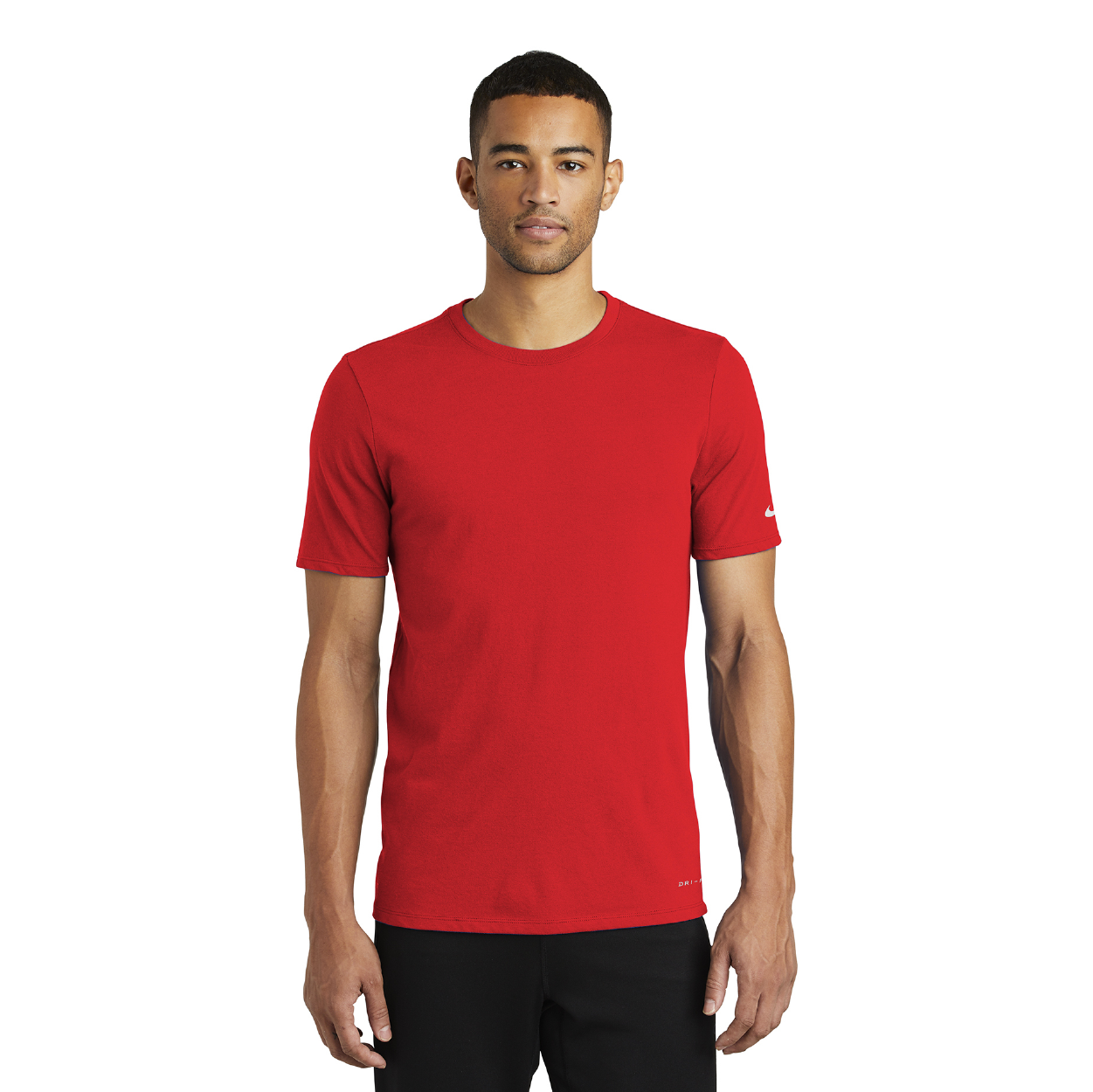 Nike Dri-FIT Cotton/Poly Tee Decorated - Gym Red