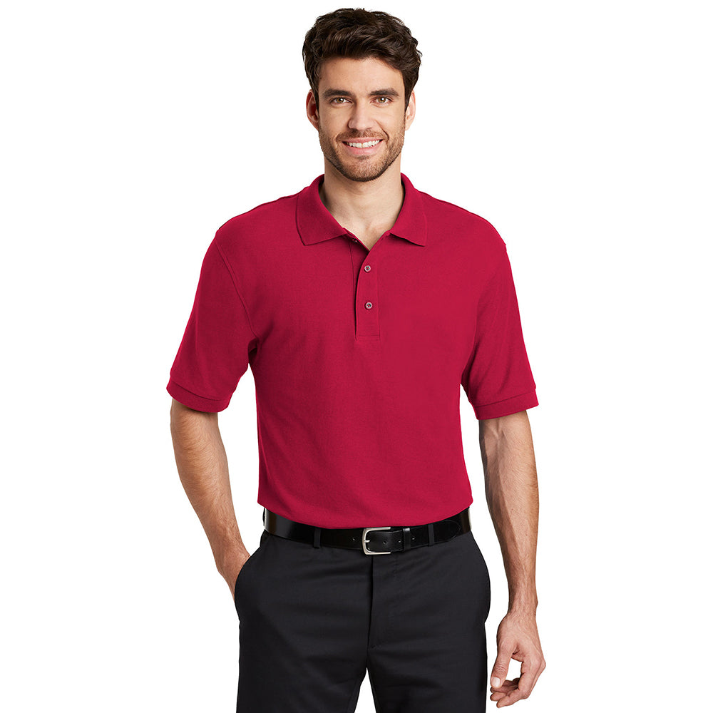 Port Authority Tall Silk Touch Embroidered Polo