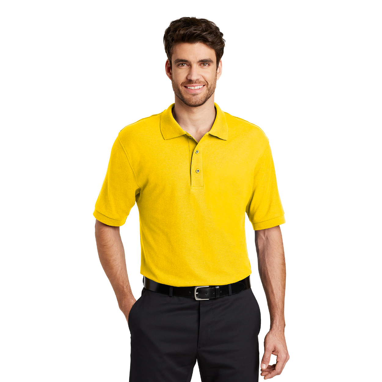 Port Authority Silk Touch Embroidered Polo - Maui Blue (PMS 2200C)