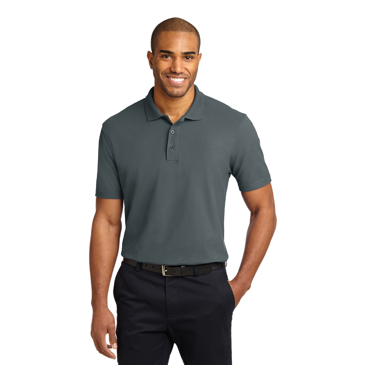 Port Authority Stain-Release Embroidered Polo - Navy Blue