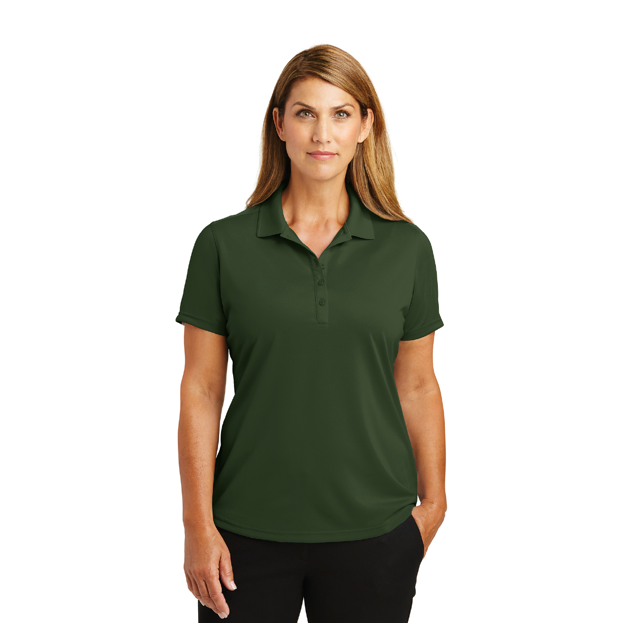 CornerStone Women's Select Lightweight Snag-Proof Embroidered Polo - Tan Beige