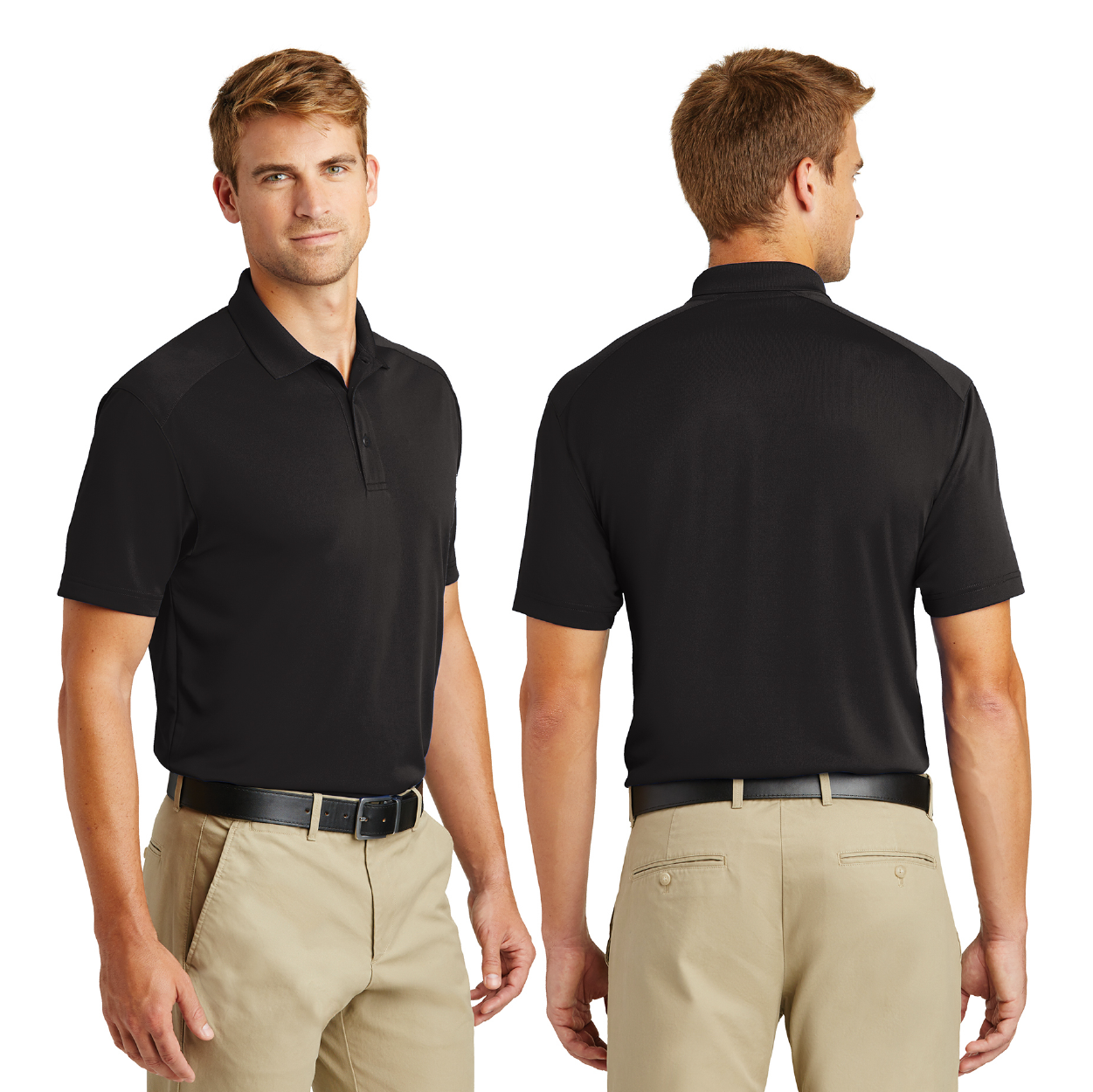 CornerStone Select Lightweight Snag-Proof Embroidered Polo - Blue Lake