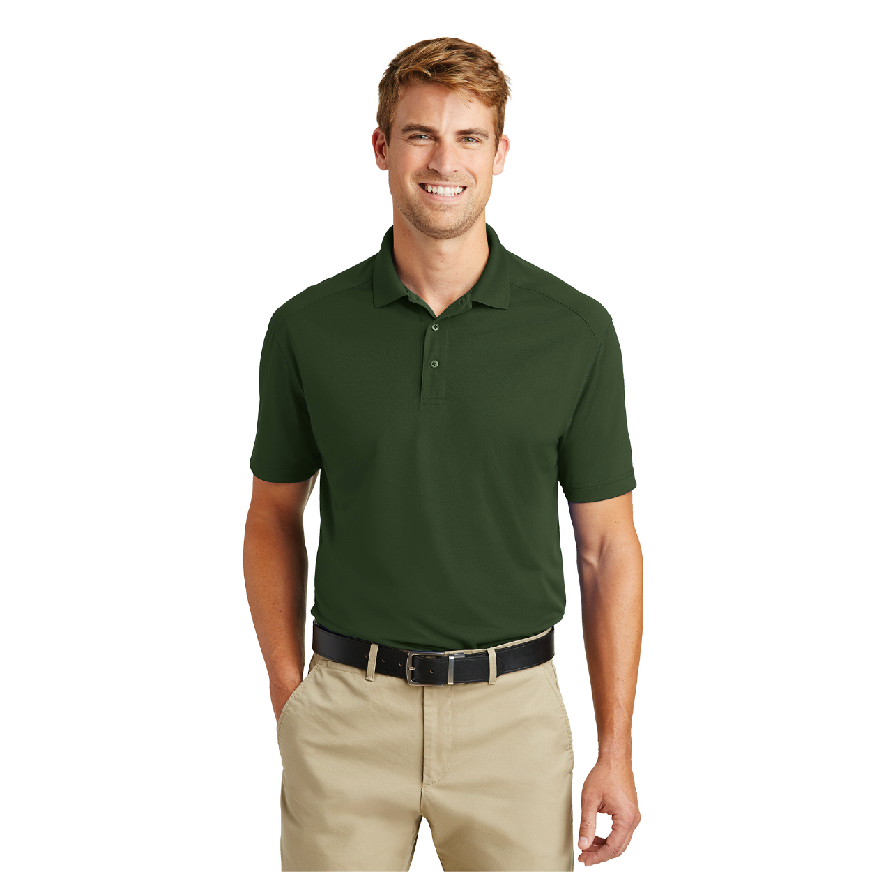 CornerStone Select Lightweight Snag-Proof Embroidered Polo - Royal Blue