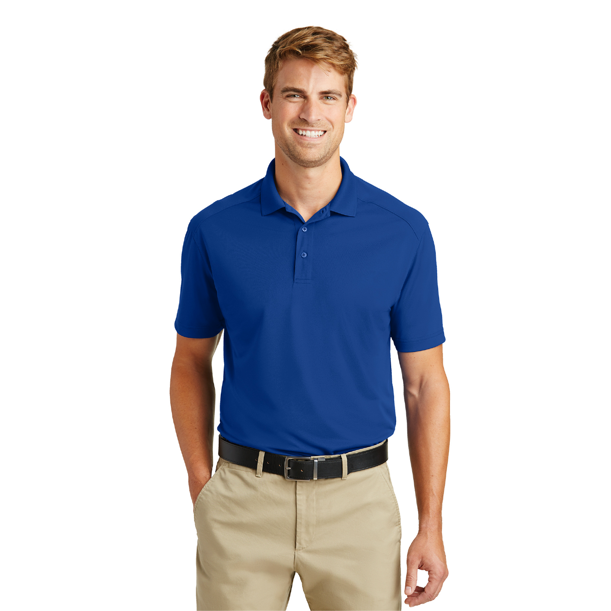 CornerStone Select Lightweight Snag-Proof Embroidered Polo - White