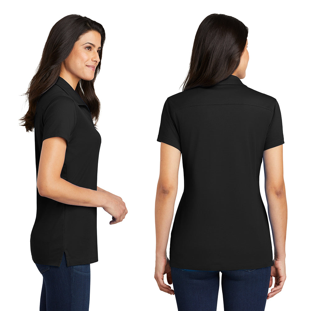 Port Authority Women's Rapid Dry Mesh Embroidered Polo - Engine Red