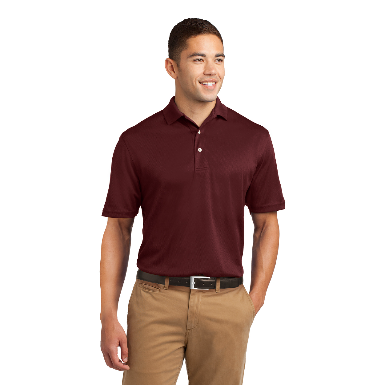 Sport-Tek Dri-Mesh Embroidered Polo - Kelly Green