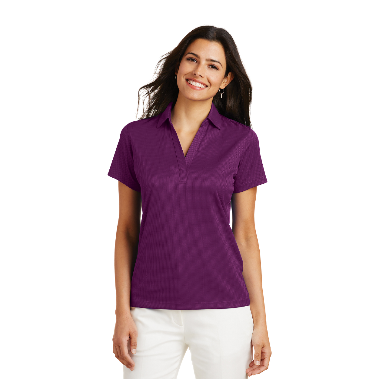 Port Authority Women's Performance Fine Jacquard Embroidered Polo - Vine Green
