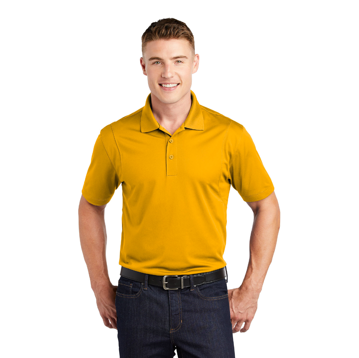 Sport-Tek Micropique Sport-Wick Embroidered Polo - Lime Shock Green