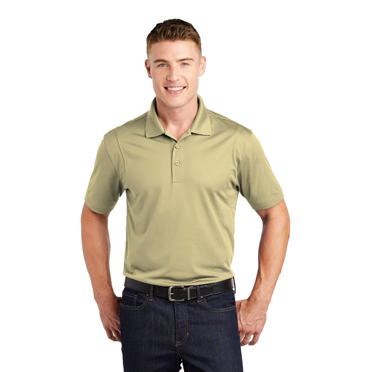 Sport-Tek Micropique Sport-Wick Embroidered Polo - Maroon Red