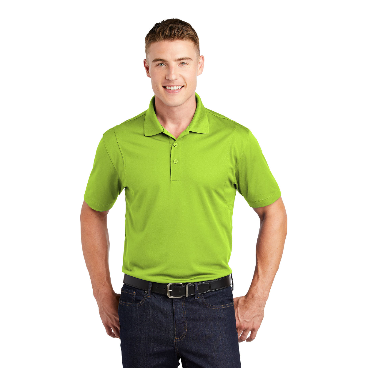 Sport-Tek Micropique Sport-Wick Embroidered Polo - Purple