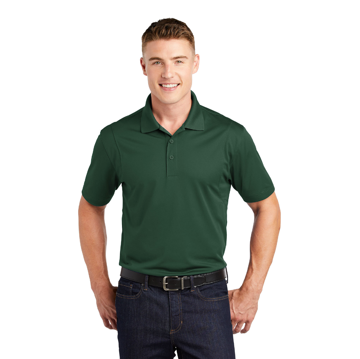 Sport-Tek Micropique Sport-Wick Embroidered Polo - Tropic Blue