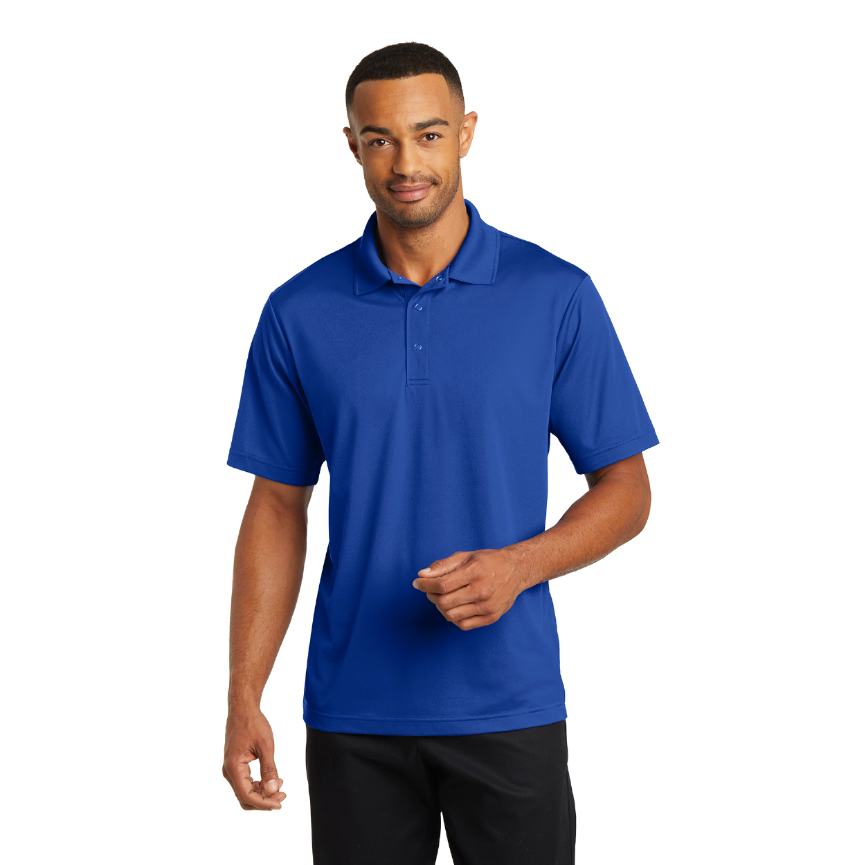 CornerStone Micropique Gripper Embroidered Polo - Iron Grey