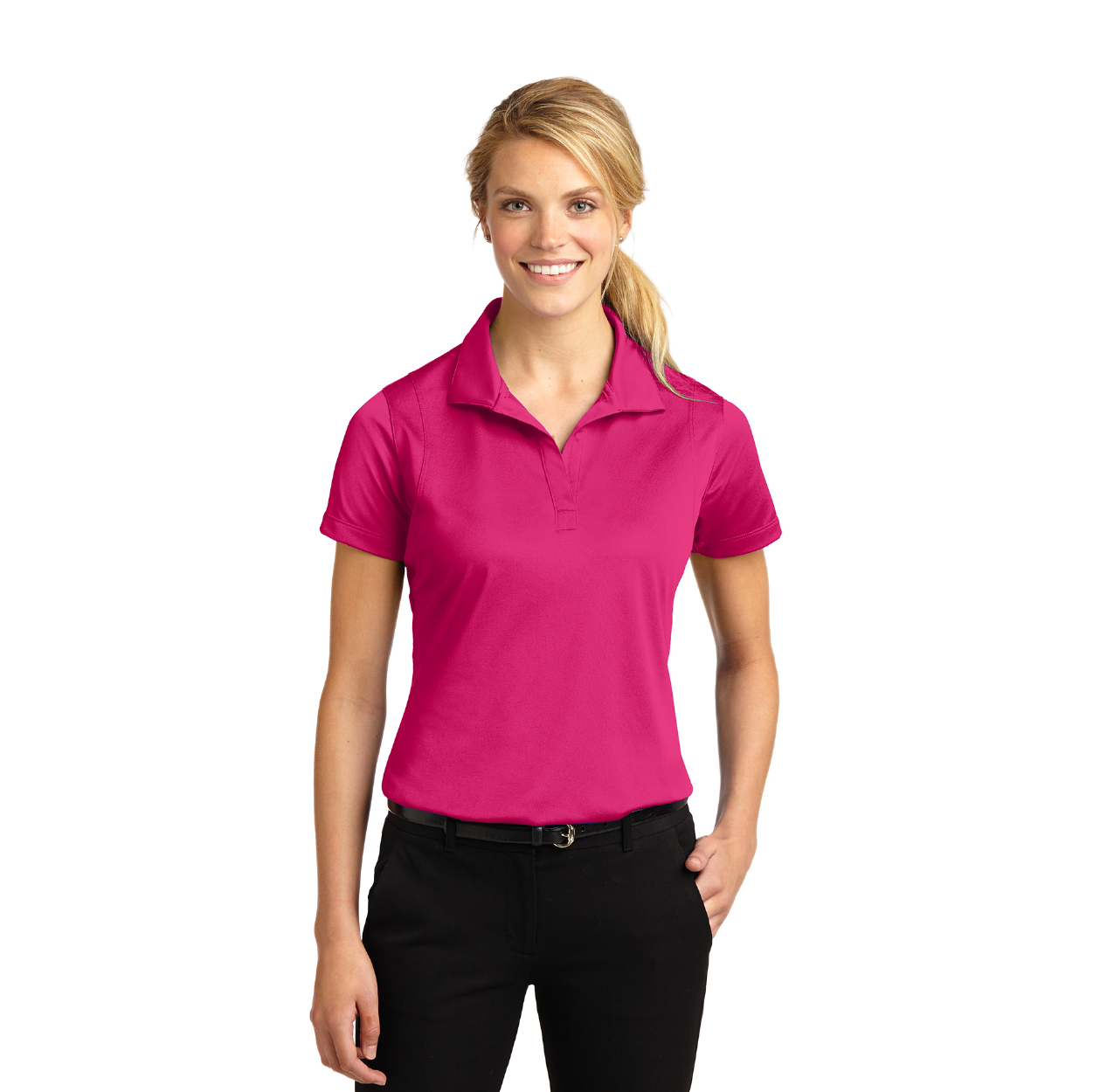 Sport-Tek Women's Micropique Sport-Wick Embroidered Polo - Forest Green