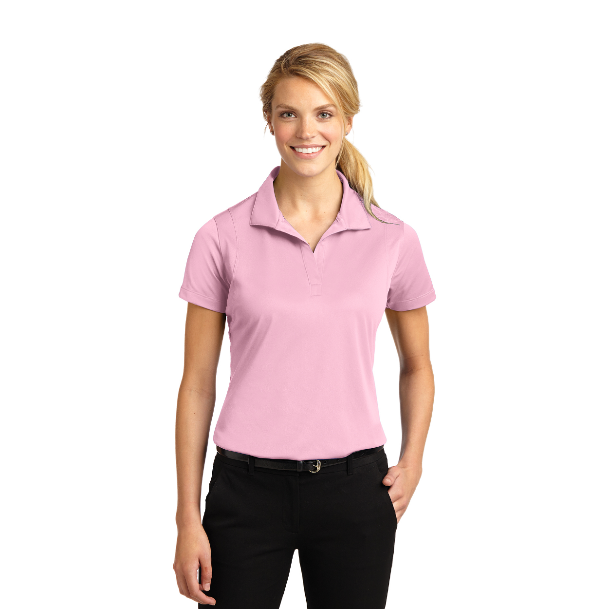 Sport-Tek Women's Micropique Sport-Wick Embroidered Polo - Gold