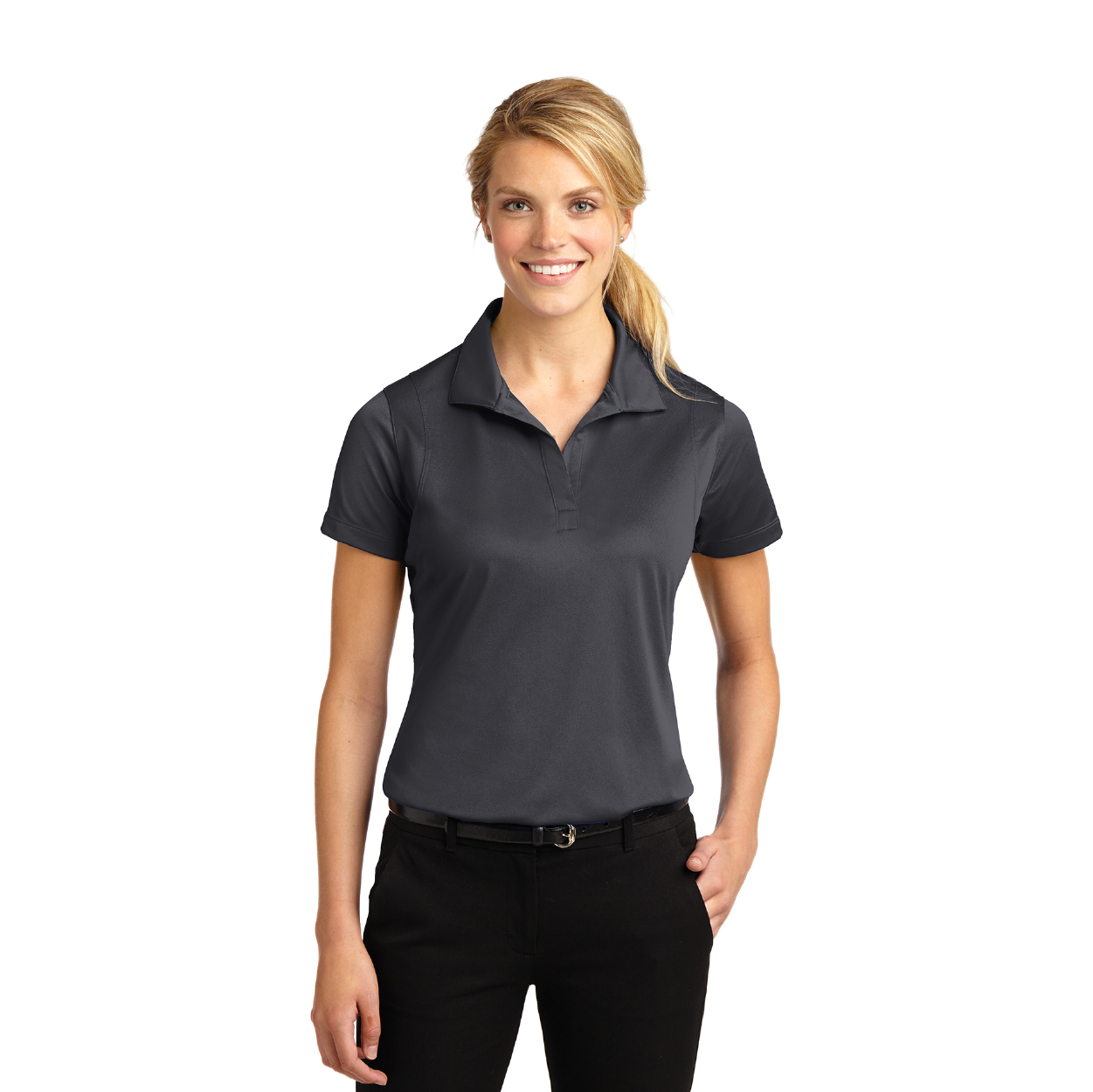 Sport-Tek Women's Micropique Sport-Wick Embroidered Polo - True Royal Blue