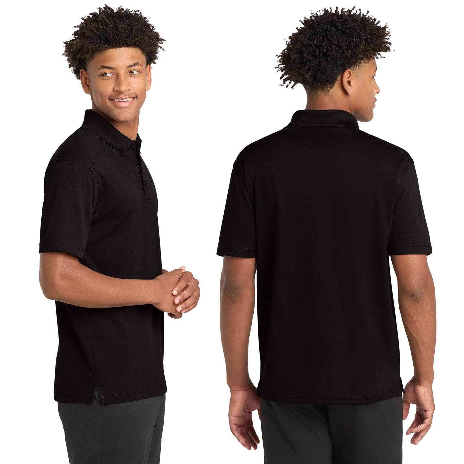 SportTek PosiCharge MicroMesh Embroidered Polo