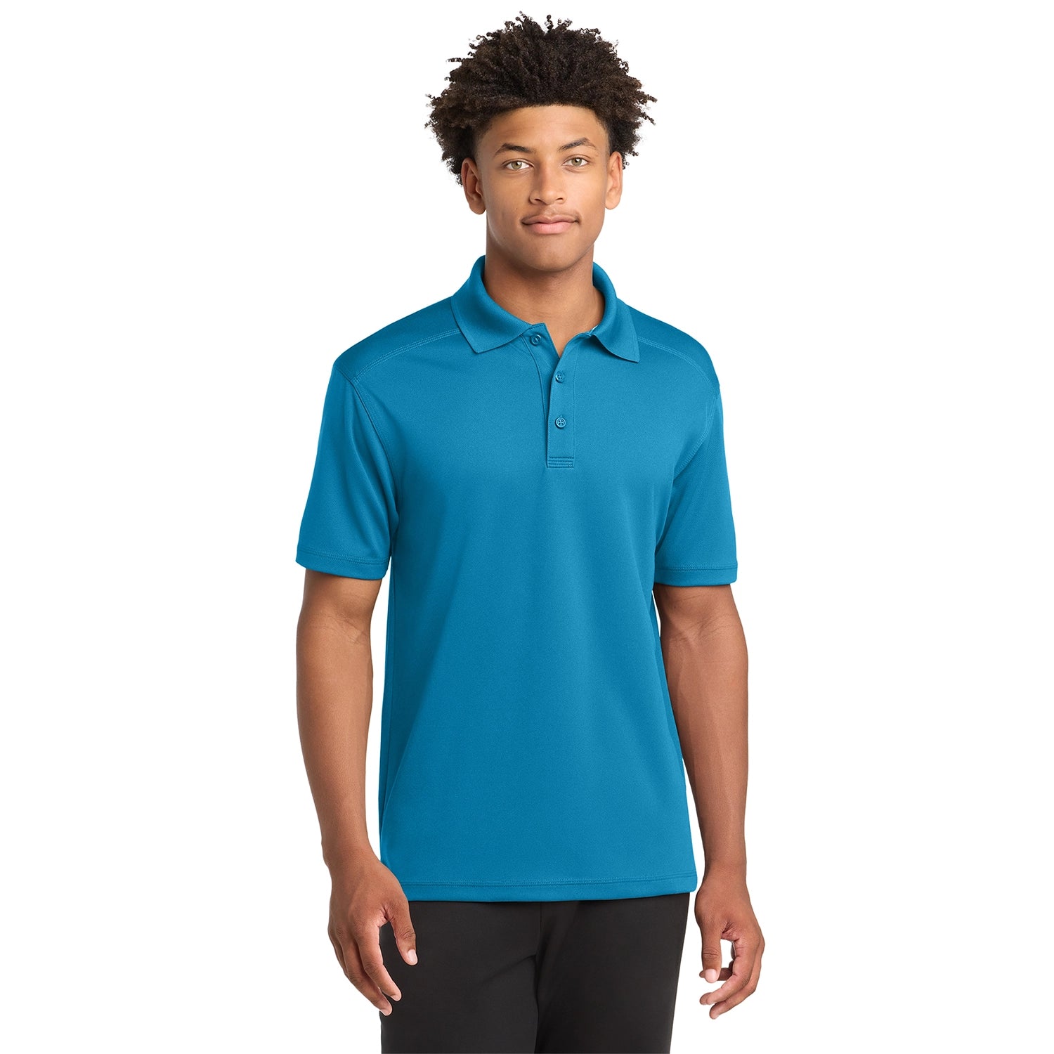 SportTek PosiCharge MicroMesh Embroidered Polo